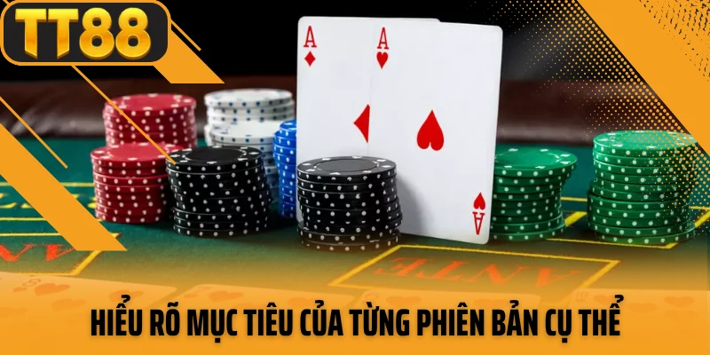 Hiểu rõ mục tiêu của từng phiên bản cụ thể 