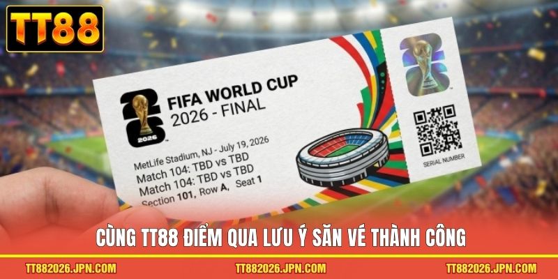 Vé Xem World Cup 2026 Chính Thức Cập Nhật Mới Nhất Tại TT88 3 Cùng TT88 điểm qua lưu ý săn vé thành công